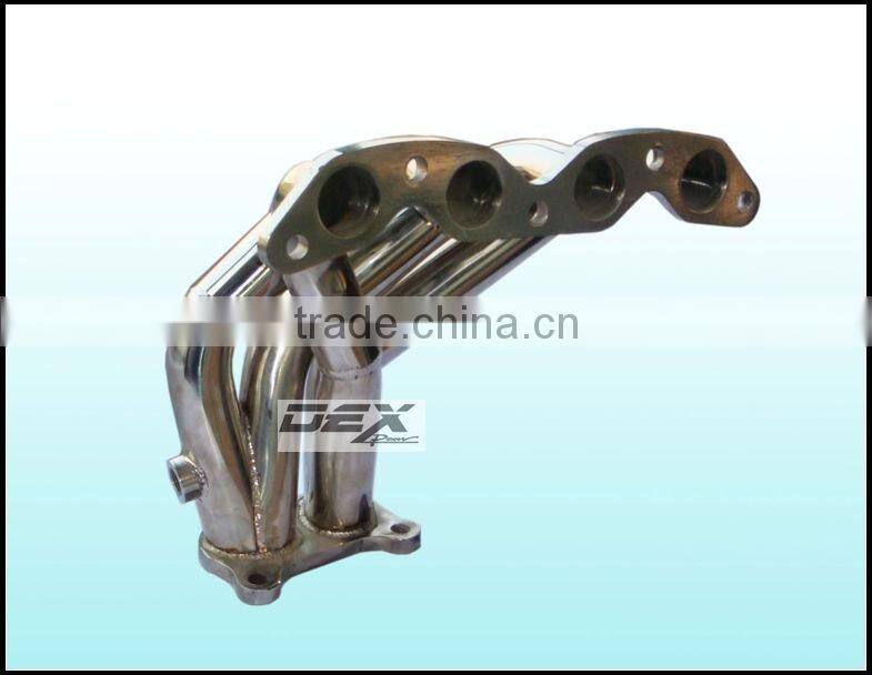 exhaust header for EVO