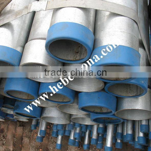 China Original Seamless Hot Dipped Galvanized Steel Pipe
