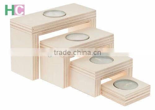 2017 mdf letter craft wood carved candle holder