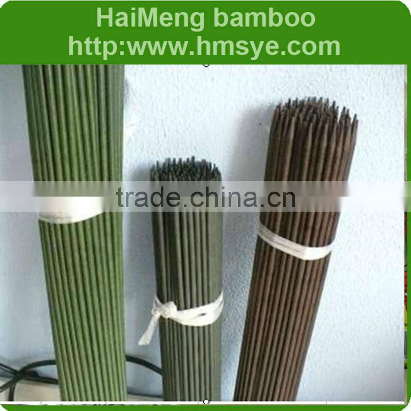 Dyed Green Color Bamboo Flower Stake for plant support
