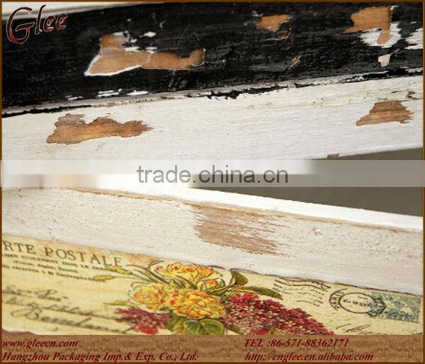 beauty antique flower market wooden crate