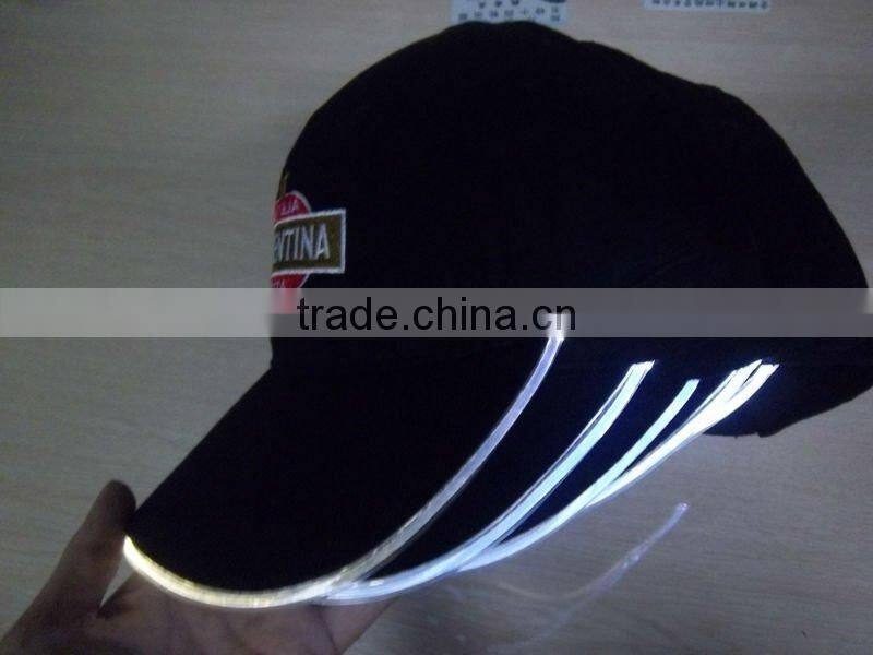 fashion LED baseball caps/baseball caps with LED lights