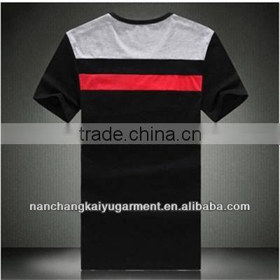 2014 summer new men's casual short-sleeve three-dimensional letters printed cotton t-shirt