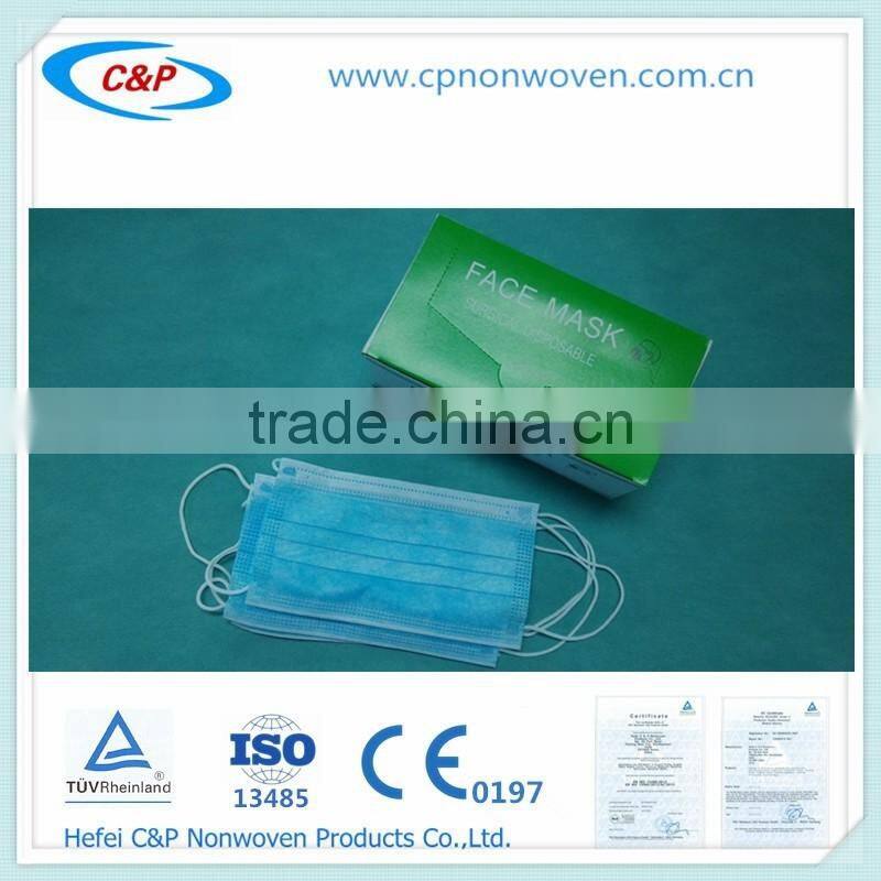 disposable nonwoven surgical Face Mask for delivery packs