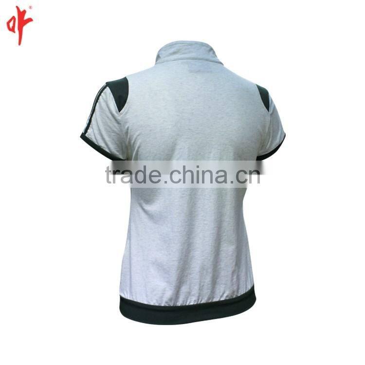 China factory 100% cotton pedestrianism outdoor sports t shirts/climbing shirts for Ladies