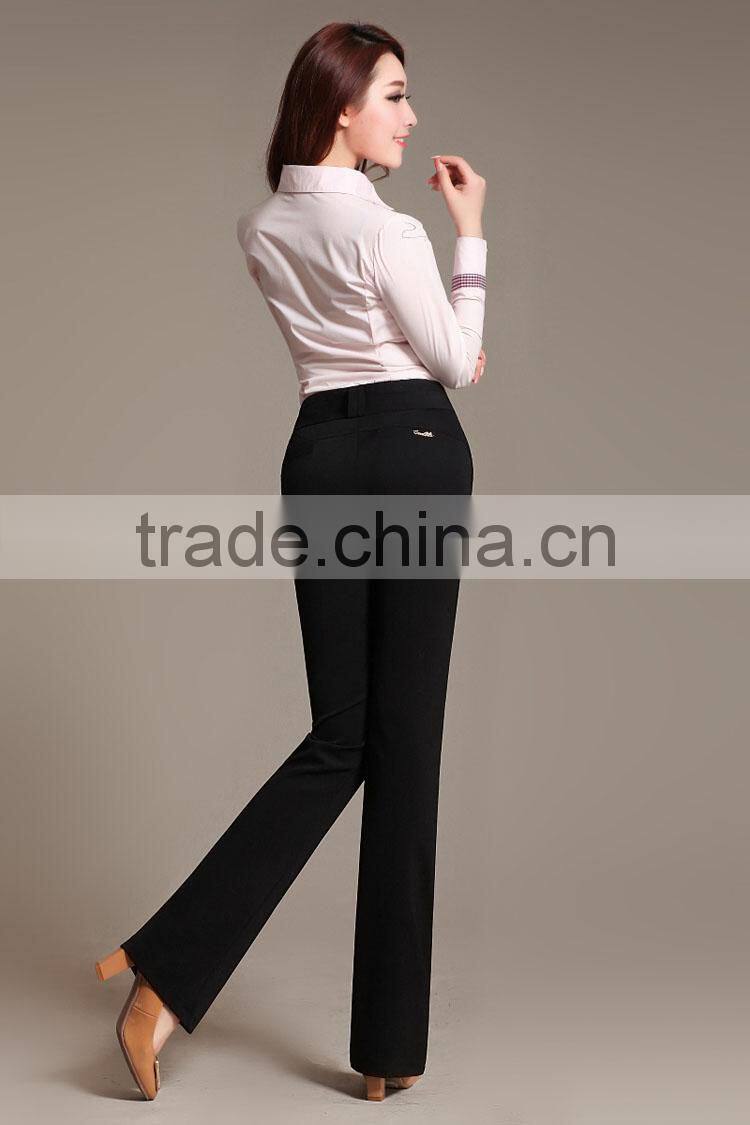 Ladies office pants trousers wholesale slim fit formal pants