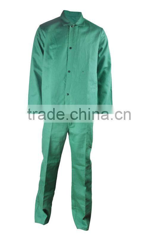 green uniform work shirt