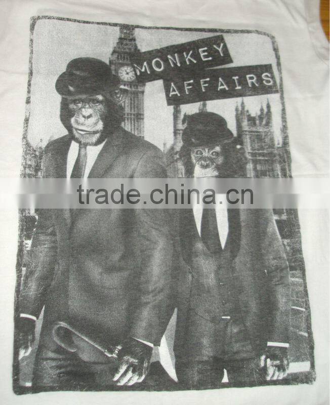 mens t-shirt, fashionable high quality short sleeve printed cotton t-shirt