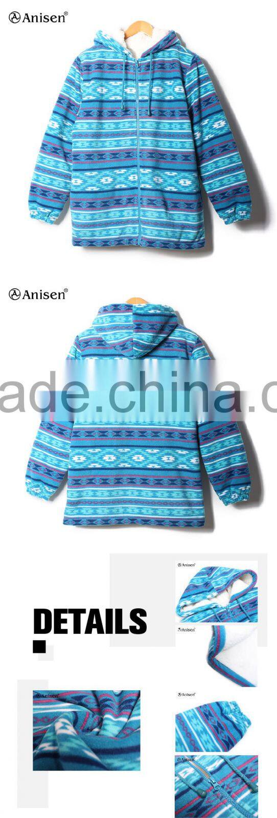 China factory promotion women printing jacket