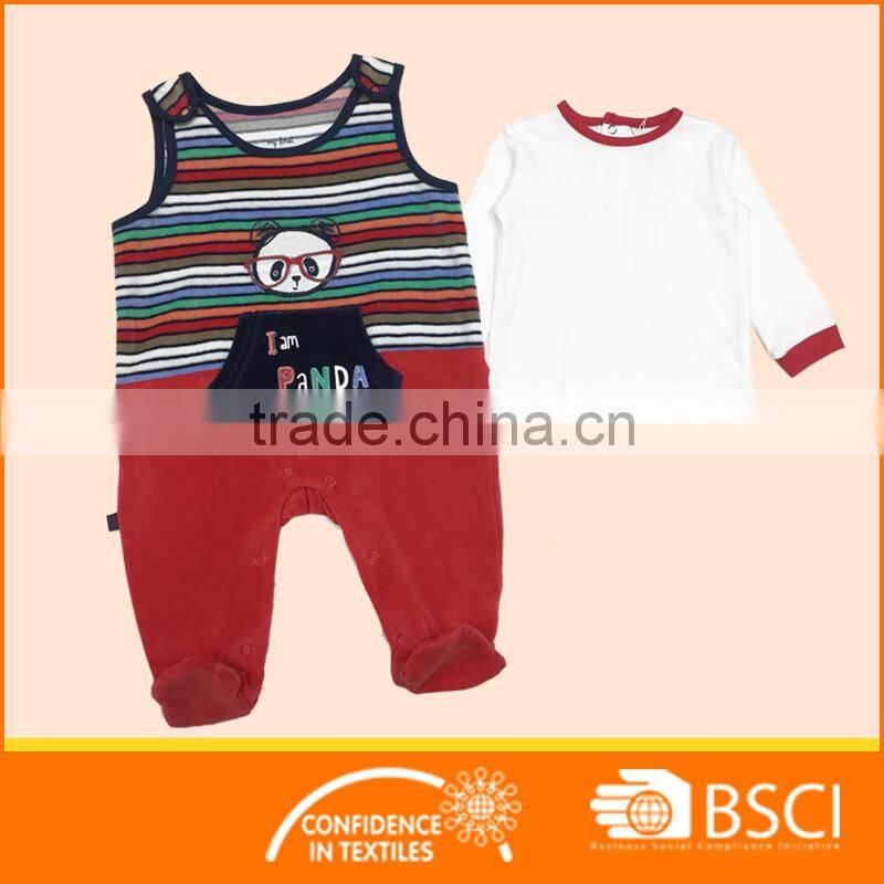 carter overall nice baby bear romper