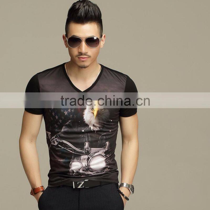 Hot Sale New Model O-Neck Collar Plus Size Printed 3D T - Shirt
