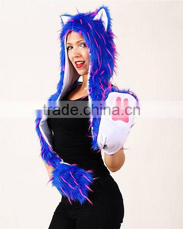 High quality hot sell popular Alabama kids animal hood hats