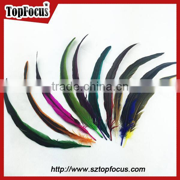lower price natural synthetic pheasant feathers for carnival costumes