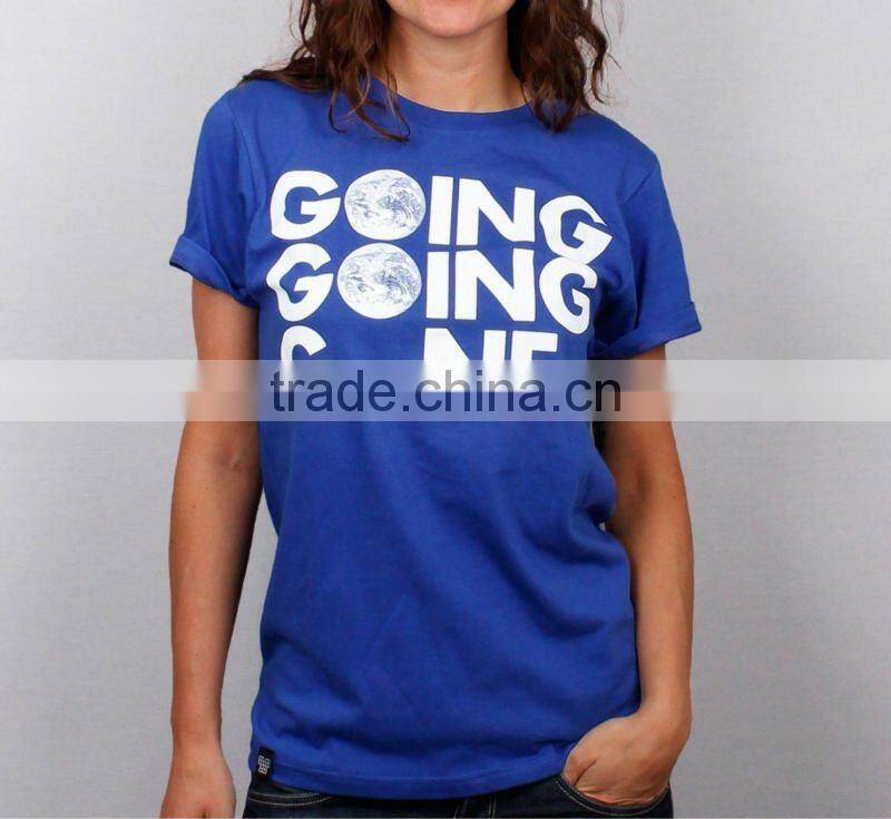 WOMENS T SHIRT WITH CROCHET FLOWER