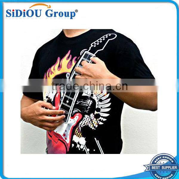 Electronic guitar sound activated led t shirt wholesale