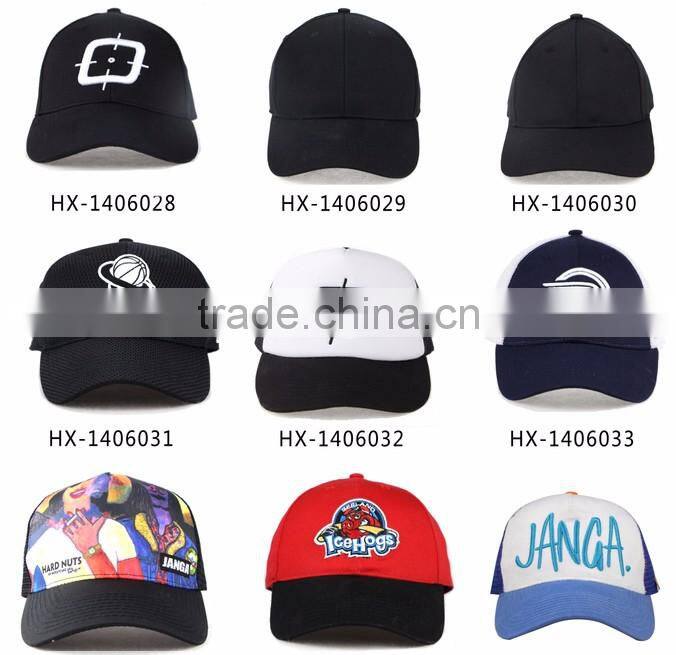 100 cotton washed embroidered elastic baseball cap