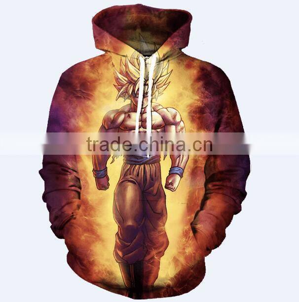 2017 Fashion-Plus Men's Hoodies Long Sleeve Printed 3D Contemplative Man Galaxy Sweatshirt M-6XL plus size