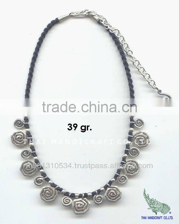 Thai Karen Silver Necklace & Pendant Jewelry 925 Sterling Silver