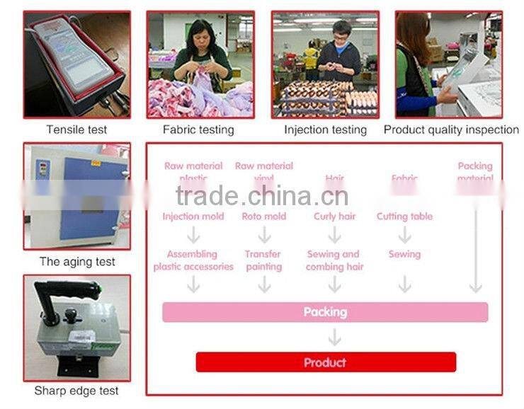 Soft sculpturing costume cloth doll costume