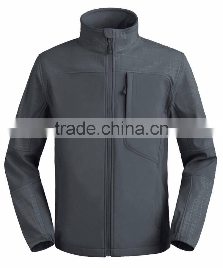 New designs spring softshell jacket men outdoor wear with waterproof and breathable