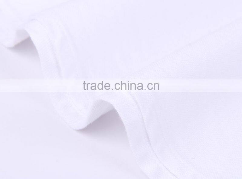 2017 white Oxford long sleeve button-down collar casual shirt for men