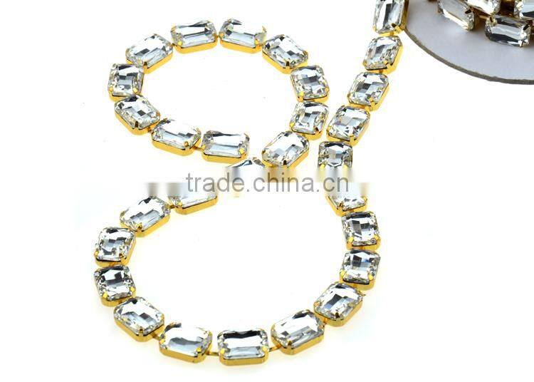 Pearls Crystal Cup Chain Beads Chains Accessories