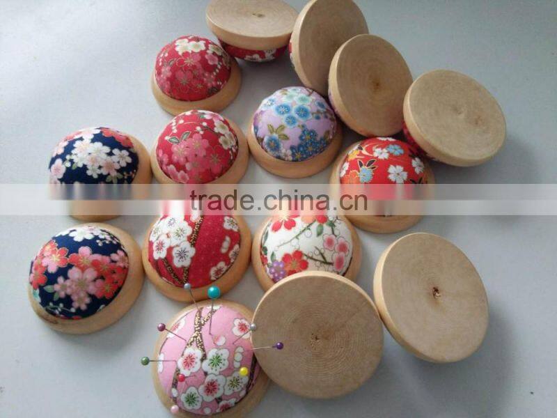 pin cushion with wooden base OEM service