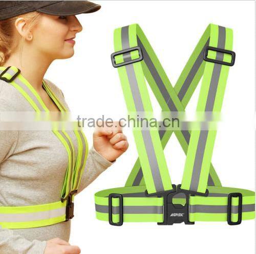 customized cheap 3m blue mesh fabric reflective safety vest