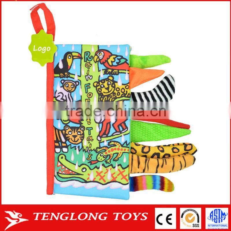 Baby Educational Toy Fabric Book Soft Cloth Book Peekaboo