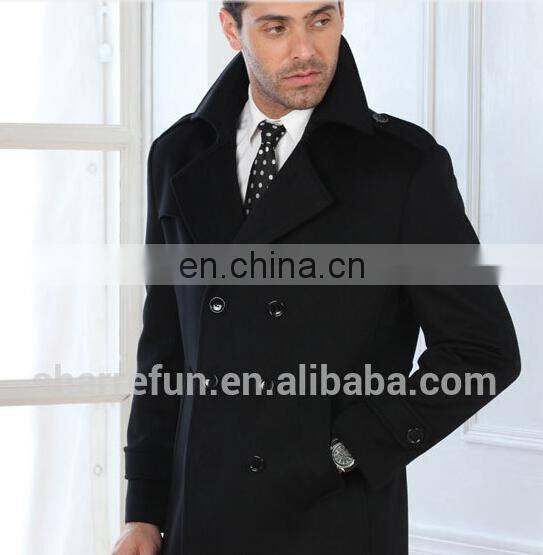 Luxury classic style men's wool suit