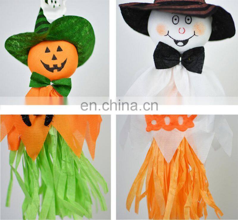 wholesale halloween decorations door hanging cheap cute straw ghost home door hanger for sale MFJ-0062