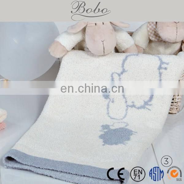 China made Soft plush baby soft sheep toy blankets