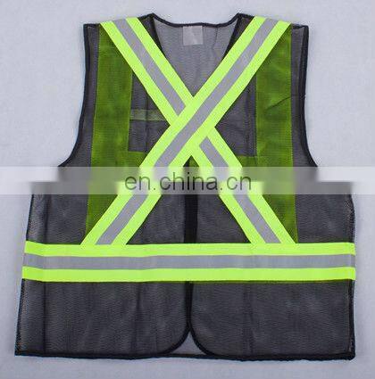 Hot sale mesh safety vest reflective with webbing tape KF-010-B-1