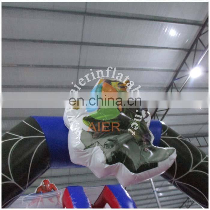 New spiderman inflatable slide /giant slide for sale