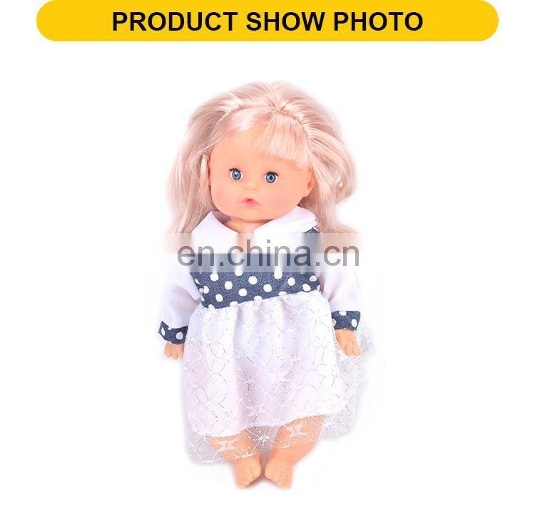 Hot selling 12inch baby toy doll with IC&bottle