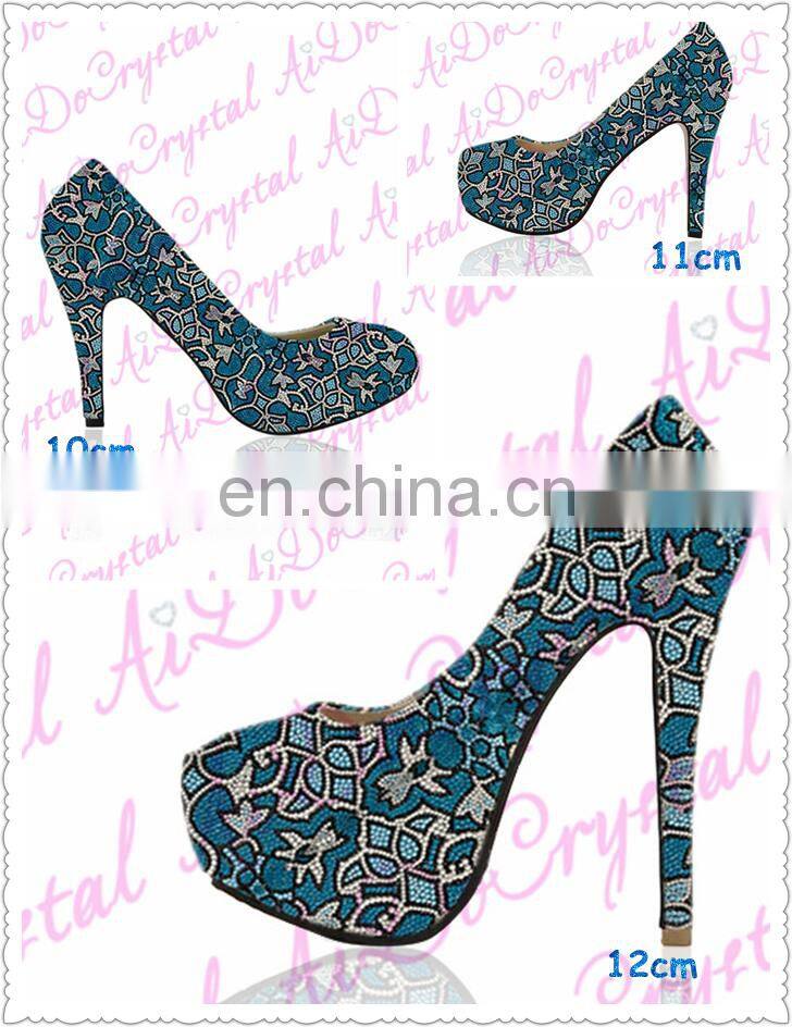 Aidocrystal 2015 new arrival hot sale fashion flat shoes pretty fashion italian shoes and bags to match women