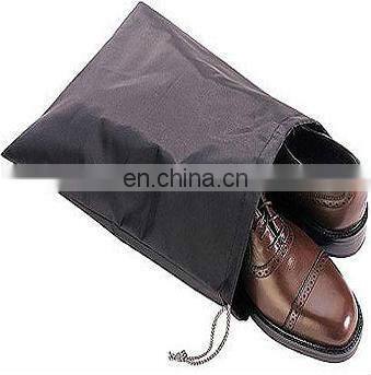 cheap shoe bags drawstring waterproof drawstring bag with woven label logo