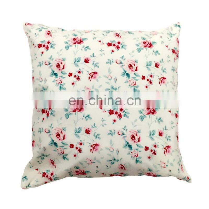 Popular Customize Beautiful Floral Digital Printing Pillow