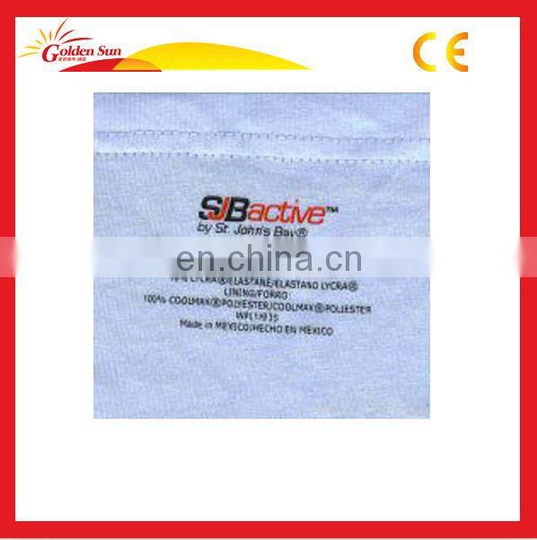 Hot Sale High Quality Screen Printed Washable Label Cloth