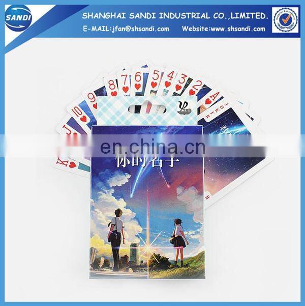 Promotional custom paper play card
