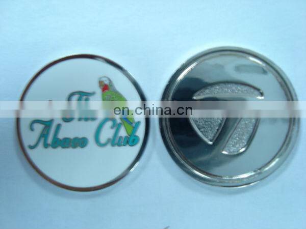 The cascades metal golf ball marker