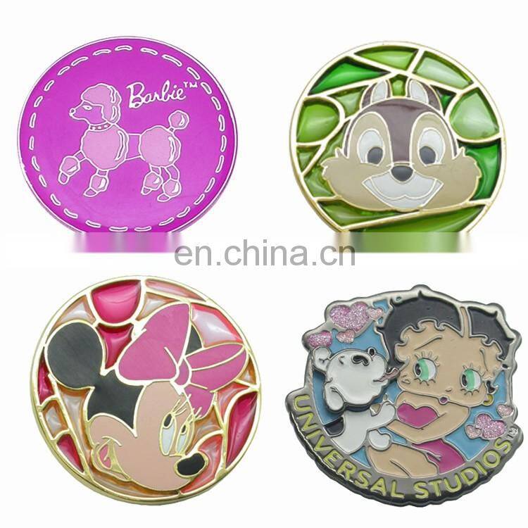 Promotional cheap custom cogo metal tin paper Pin button badge school badge souvenir badge