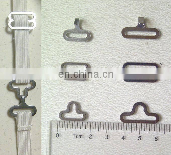 16mm bow tie buckle,adjuster, hardware,slide,hook and eye