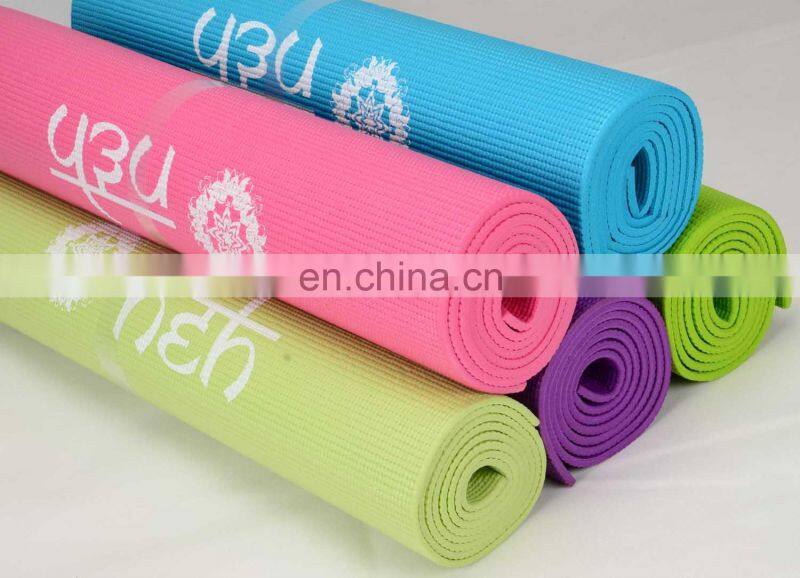 Custom Printing Eco Friendly PVC Yoga Mat