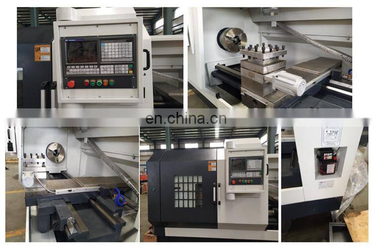 CK6180 Heavy duty horizontal flat bed type cnc lathe machine from china with servo motor