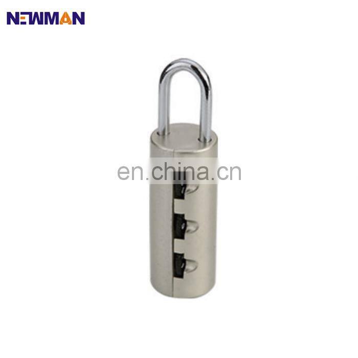 NEWMAN CP8029 small custom OEM travel luggage combination plastic lock