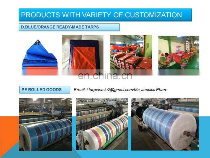 180 GSM BLUE/ORANGE TARP - PHILIPPINE TARP/TRUCK CANVAS/FOR COVERING