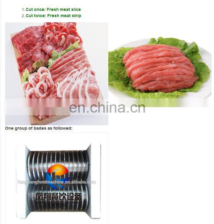 Stainless Steel High Efficiency Mini Type Fresh Meat Slicer Shred Cutter Cutting Machine