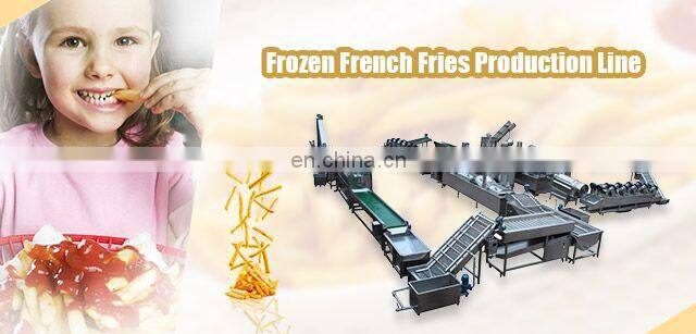 Manufacturing Fully Automatic Sweet Fresh French Fries Frying Making Production Line Fried Potato Chips Stick Machine Price