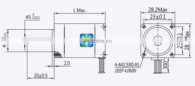cheap micro high accuracy nema 11 stepper motor for laser light